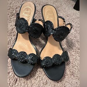 Jack Rogers Black Wedge heels